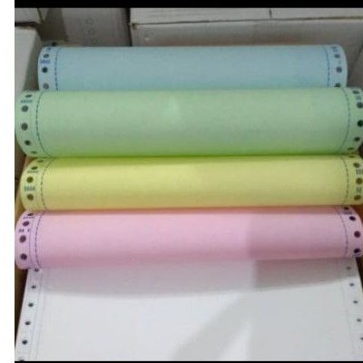 

Ecer 20 Set - Kertas Continuoas Form 5 Rangkap Ukuran Kwarto/A4 NCR Warna