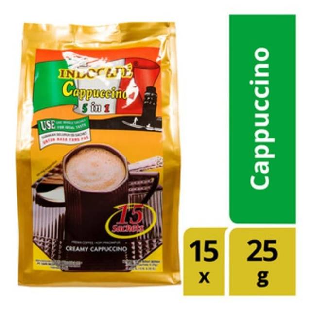 

Indocafe cappuccino 15 saset