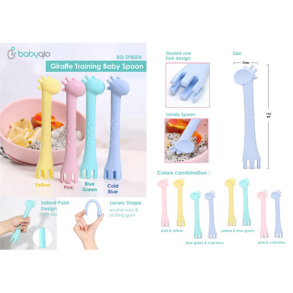 Babyqlo Sendok Makan Anak / Training Spoon Anak (Sp8004 )