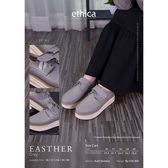 EASTHER SHOES © SEPATU FLATFORM WANITA