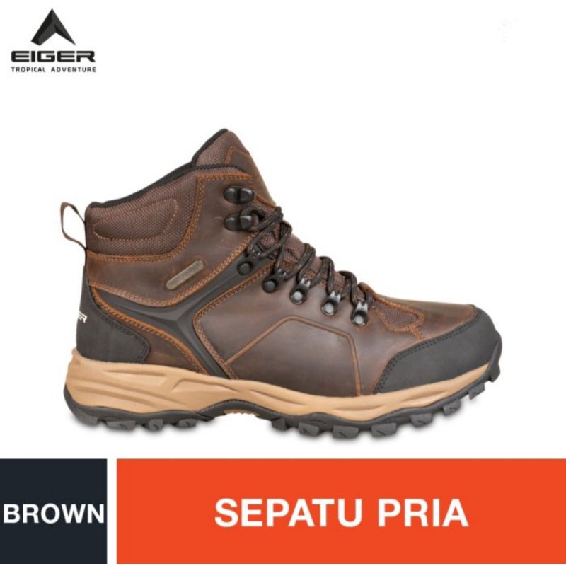 Sepatu Eiger1989 Riding Vulcan Shoes Brown Olahraga Touring Outdoorsporty