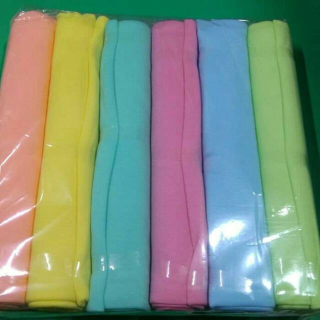 Bedong bayi FEJESS Motif polos ( 6 pcs )