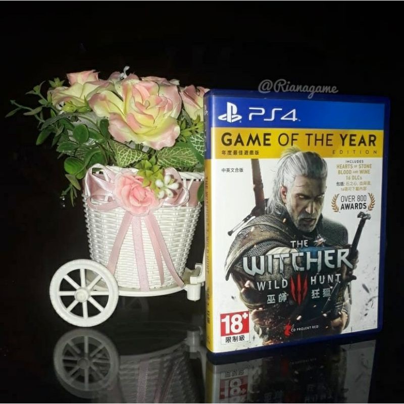 BD Kaset PS4 The Witcher 3 Wild Hunt Complete Edition Game Playstation 4 Bekas Second Mulus