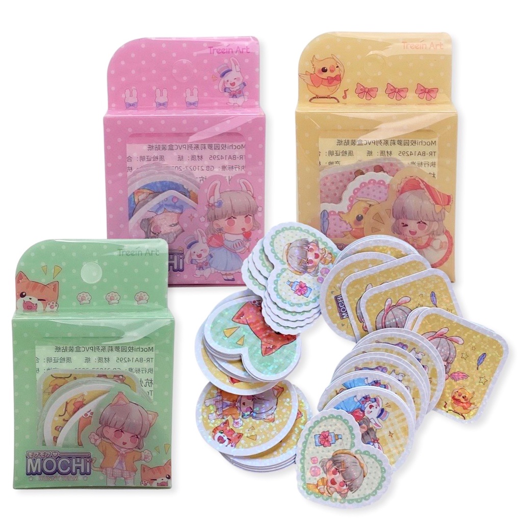 

Scoop Sticker Stiker Hologram Mochi Girl 41260800