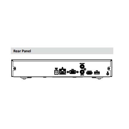 DAHUA NVR4104HS-4KS2/L  4 Channel Compact 1U 4K&amp;H.265 Lite Network Video Recorder