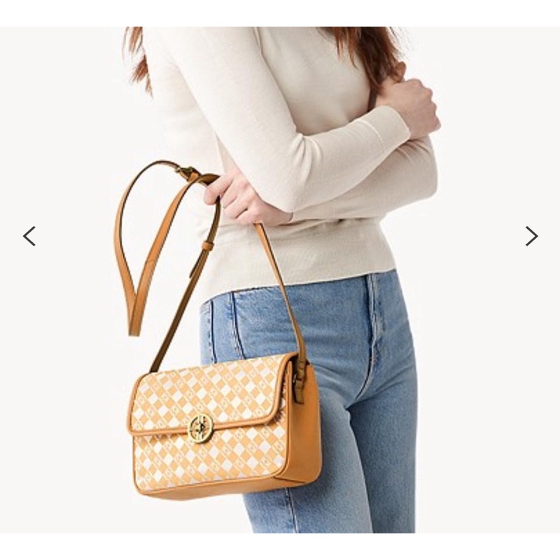 Tas wanita fossil jasmin flap crossbody