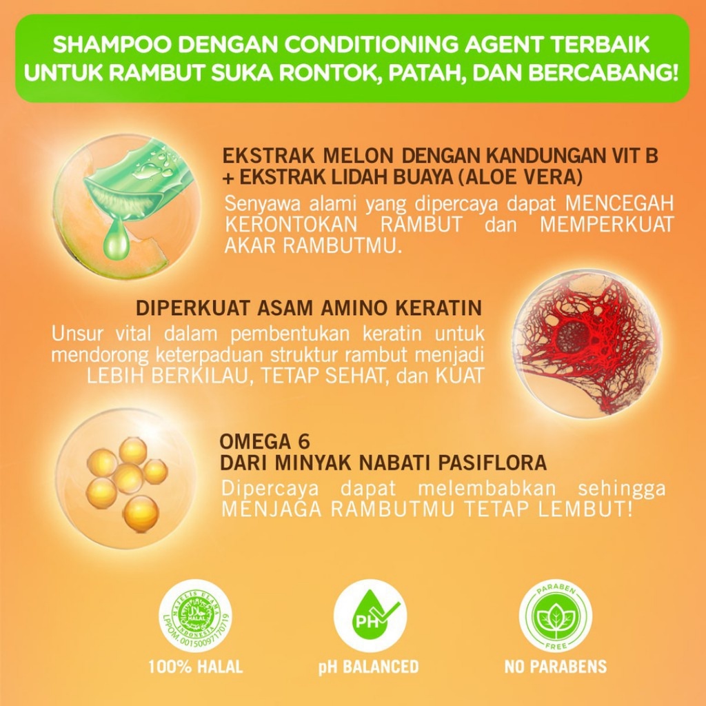 [ AGEN RESMI ] MAKARIZO Hair Energy Shampoo Sachet - Fibertherapy Shampo Sampo (KIM) Original