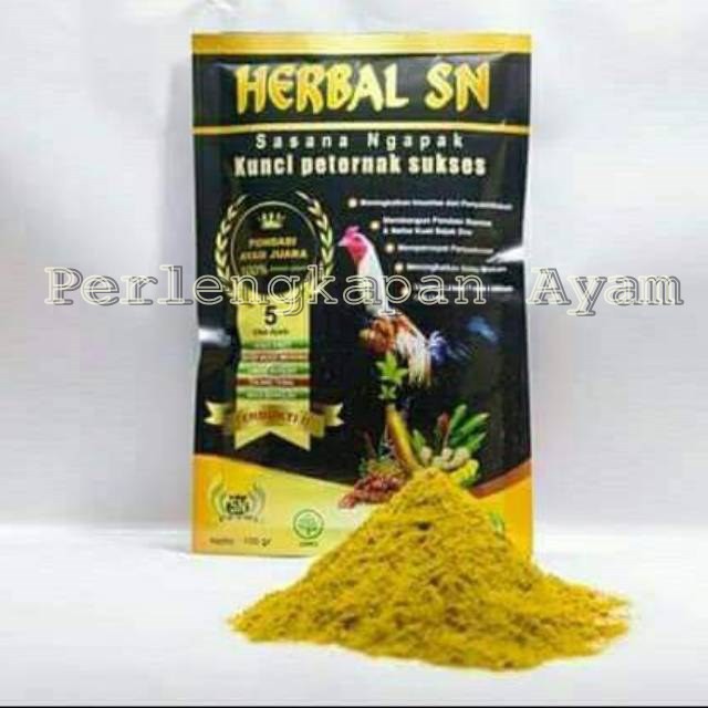 Herba Sn 35gr, Suplemen Ayam Aduan, Obat Nafsu Makan Ayam