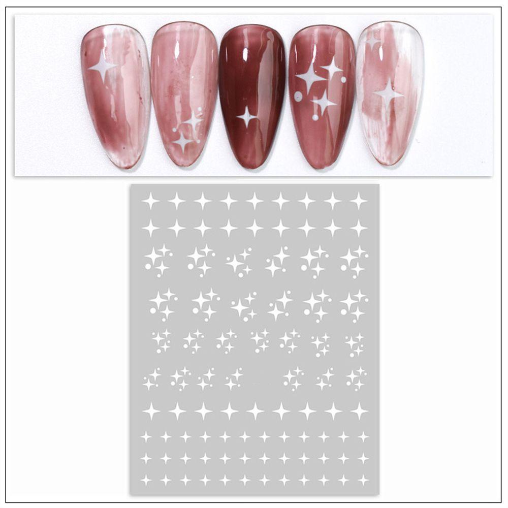 R-flower 1lembar Stiker Nail Art DIY Kuku Kecantikan Aksesoris Kuku Nail Art Dekorasi