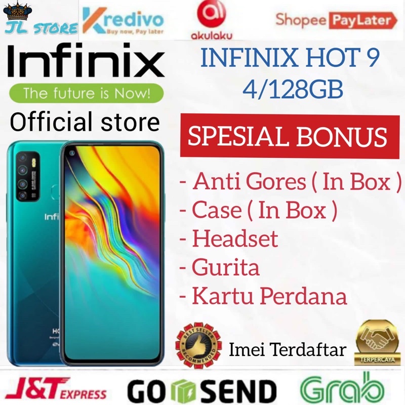 INFINIX HOT 9 RAM 4GB/128 RESMI