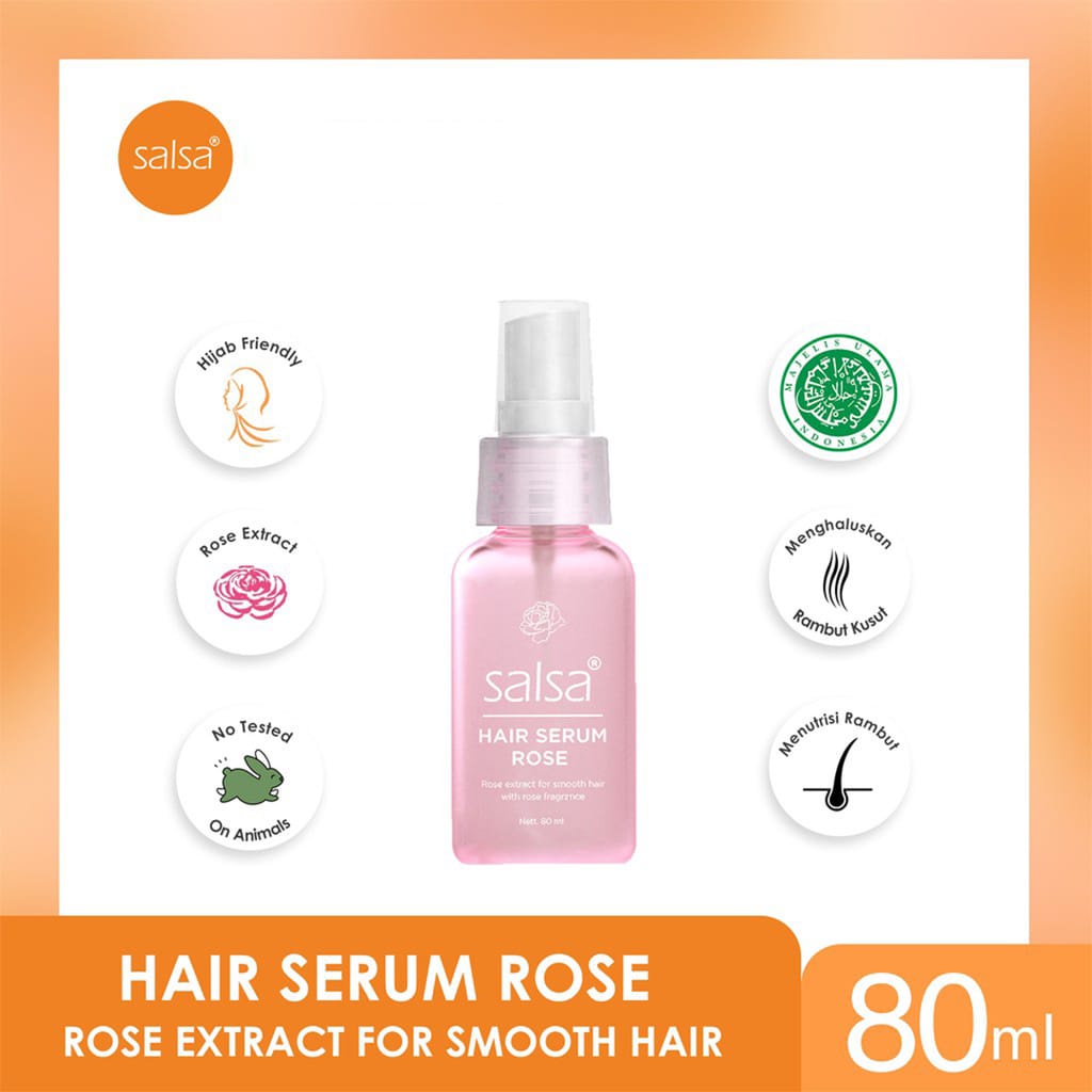 SALSA Hair Serum Rose / Keratin Repair / Growth 80ML