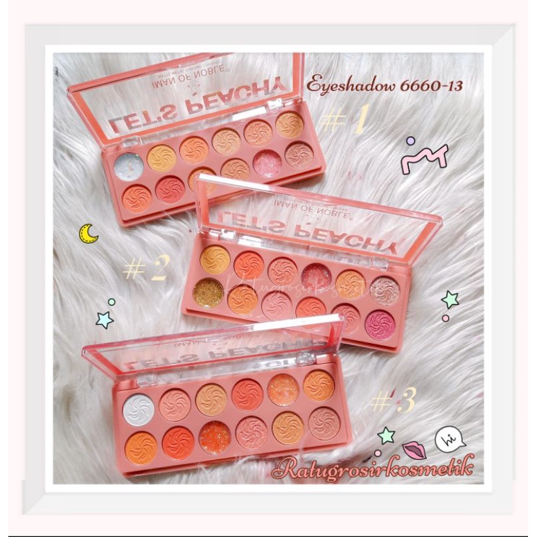 PROMO!!!EYESHADOW PALETTE SWEET PEACH/LETS PEACHY NO.6660-12/13