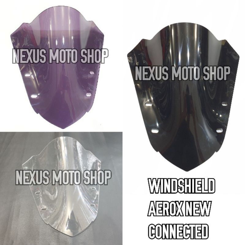 windshield aerox 155 new visor aerox connected 2020 2021 visor aerox