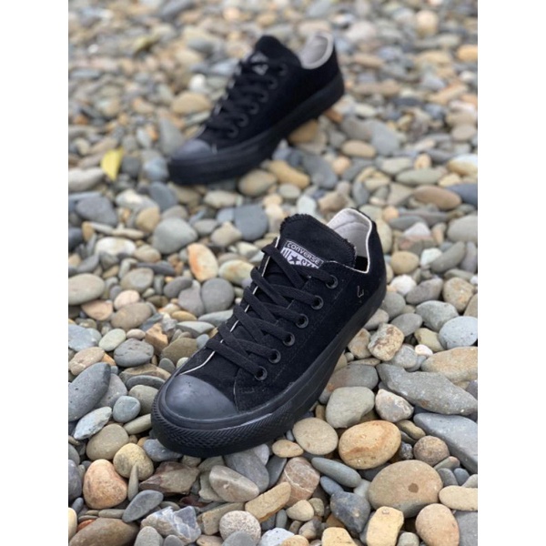 sepatu sekolah converse full black
