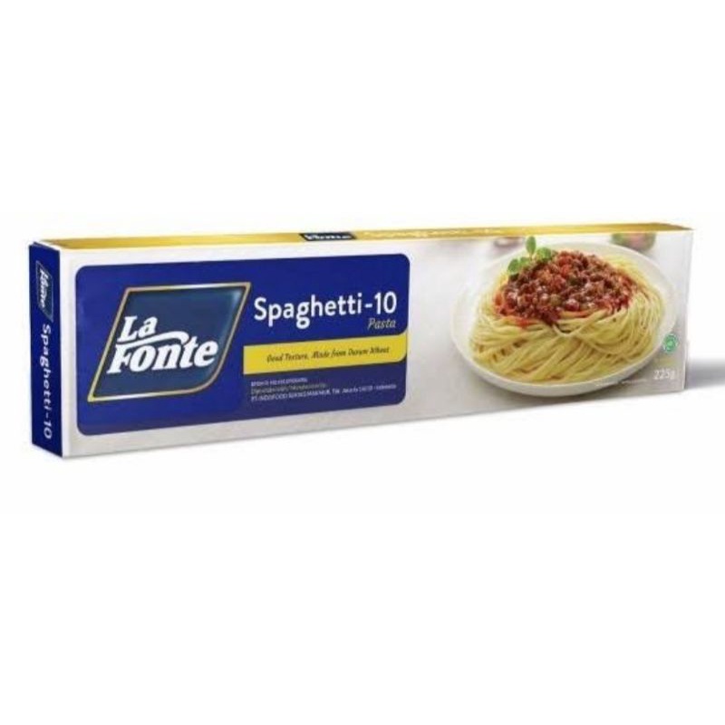 spageti spagetti pasta spagheti lafonte 225 gr spagheti lafonte 450 gr