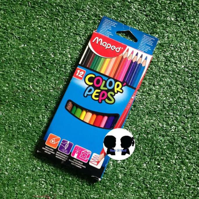 

Top!! Maped Pensil Warna Isi 12 Pcs - Alat Tulis Perlengkapan Sekolah