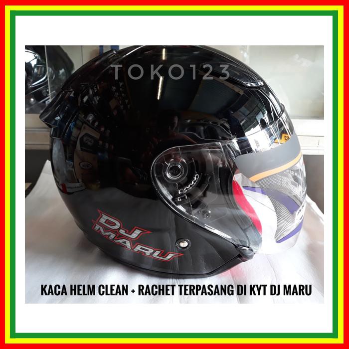 Kaca Helm Kyt Galaxy Dj Maru Ink Centro Plus Dudukan Putih Shopee Indonesia