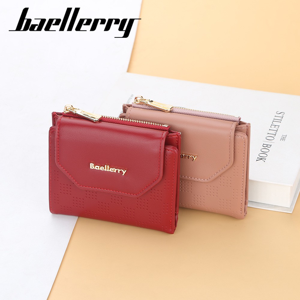 BAELLERRY N2357 Dompet Wanita Kecil Bahan Kulit PU Leather Premium WATCHKITE WKOS