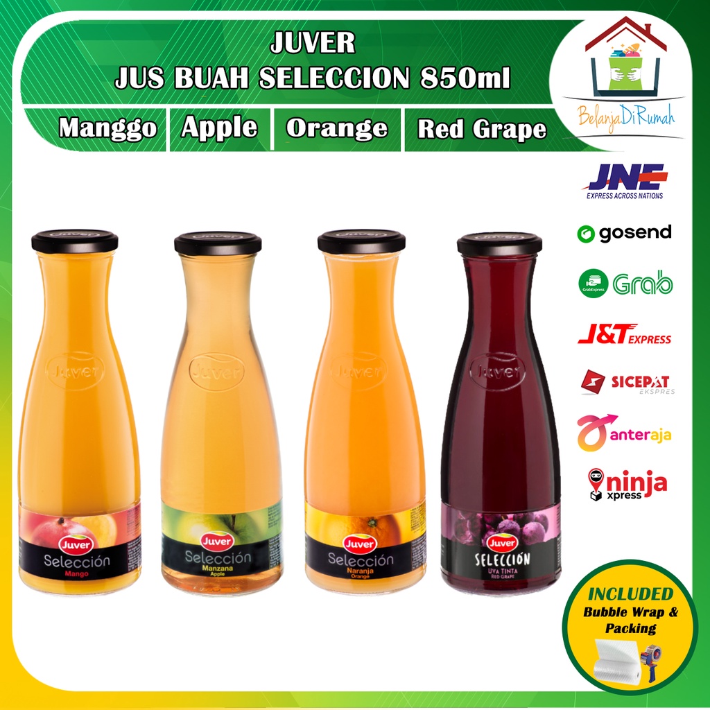 

Jus Juver Seleccion | Jus Buah (Mangga, Apel, Orange, Red Grape) Ukuran 850ml