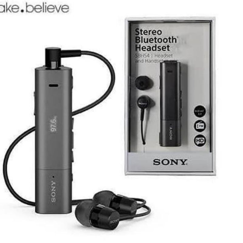 Headset SONY SBH54 Stereo Bluetooth Headset Handsfree Bluetooth Sony Sbh54 Powerfull Bass