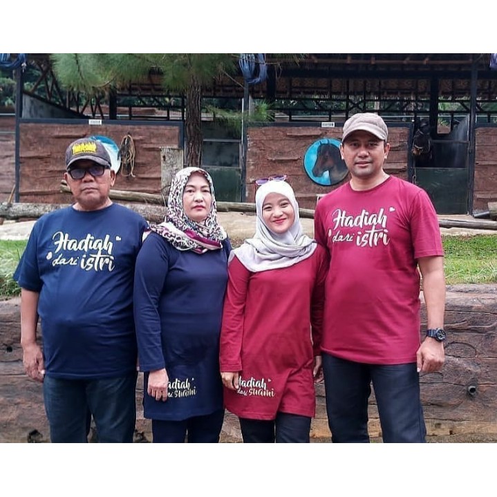 Kaos Hadiah dari Istri / Kado unik buat Suami / Souvenir