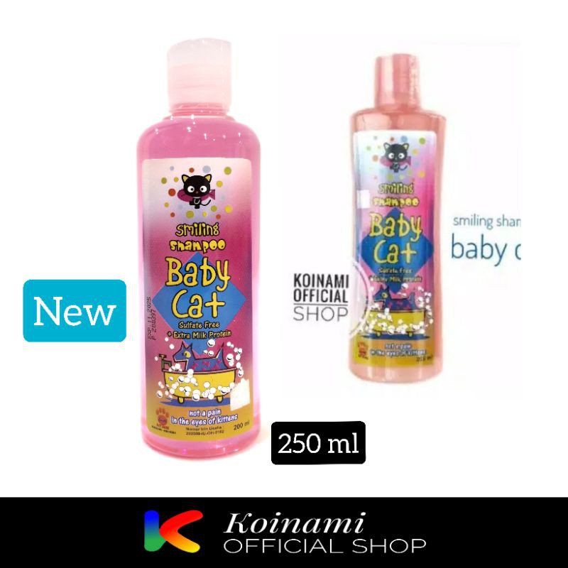 SMILLING FOR BABY CAT 200ml PINK / kitten shampo / anak kucing / RAID ALL