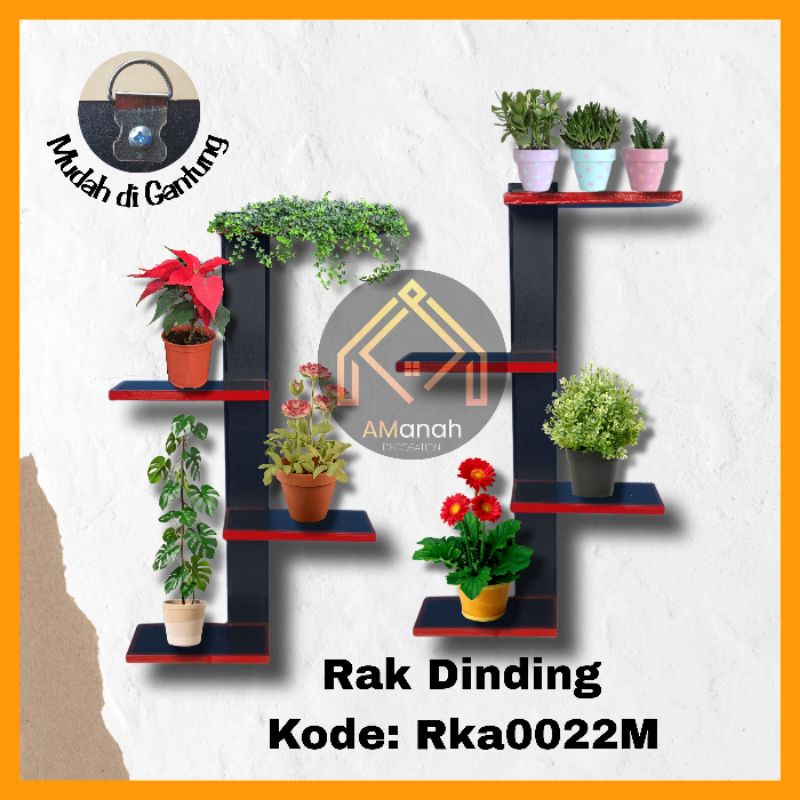 [COD] RAK DINDING MINIMALIS ISI 2SET - RAK PAJANG KAYU SERBAGUNA RAK TEMBOK SERBAGUNA