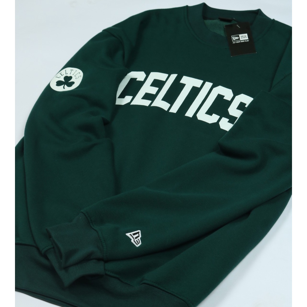 JAKET SWEATER CREWNECK CELTICS BIG TEXT BULLS MICKEY SIMPLE UNISEX GOOD QUALITY