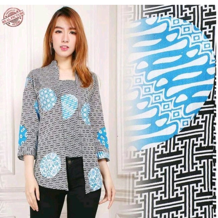 (BISA COD)Termurah Dan Terlaris Blus BATIK Modern Wanita Kekinian,Untuk Kondangan dan Kerja