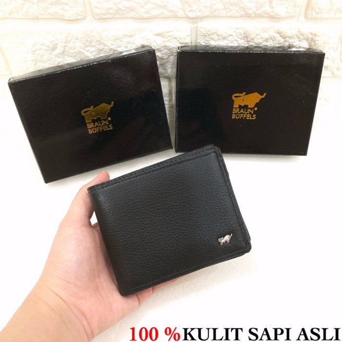 DOMPET BRAUN BUFFEL KULIT SAPI ASLI DOMPET PRIA 3D KULIT SAPI AWET GA