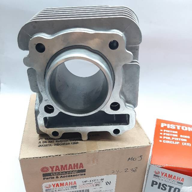 BLOK SEHER + PISTON KIT  mio j soul gt mio gt fino fixride boaring boar cylinder 54p ORI 100%