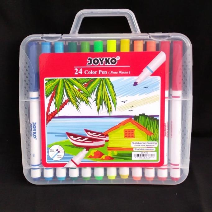 

Spidol Joyko 24 Color Pen Set Clp-05