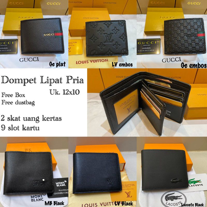 DOMPET LIPAT/DOMPET MINI COACH/DOMPET UANG PRIA WANITA SEMI SUPER IMPORT