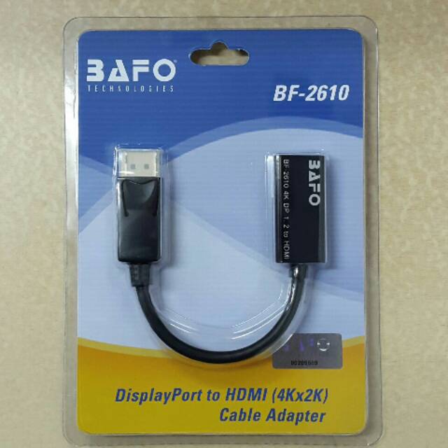 Bafo BF-2610 Converter DisplayPort to HDMI Support 4K