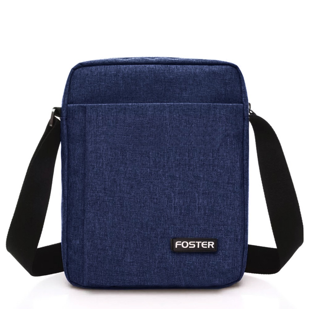 SHOPEE 6.6 SUPER SALE!! FOSTER New Tas Selempang Casual Pria Nf22 Dark Blue