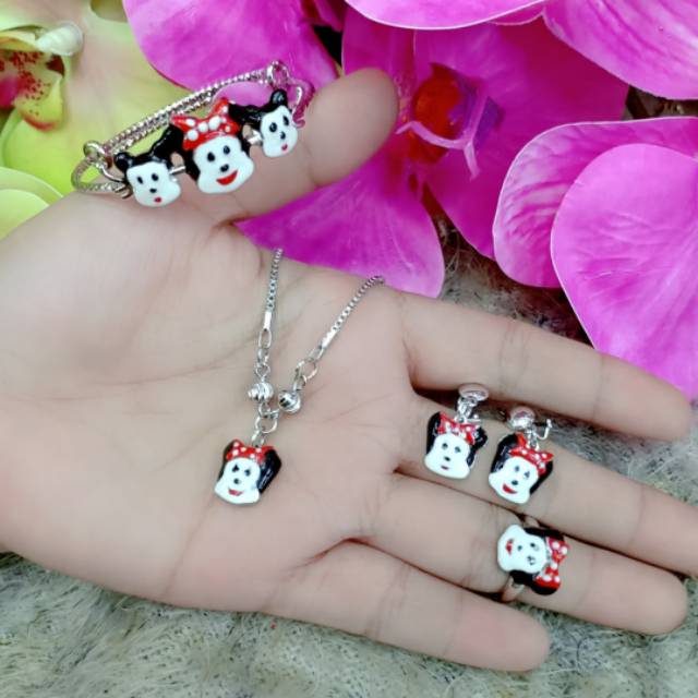 Set perhiasan anak silver