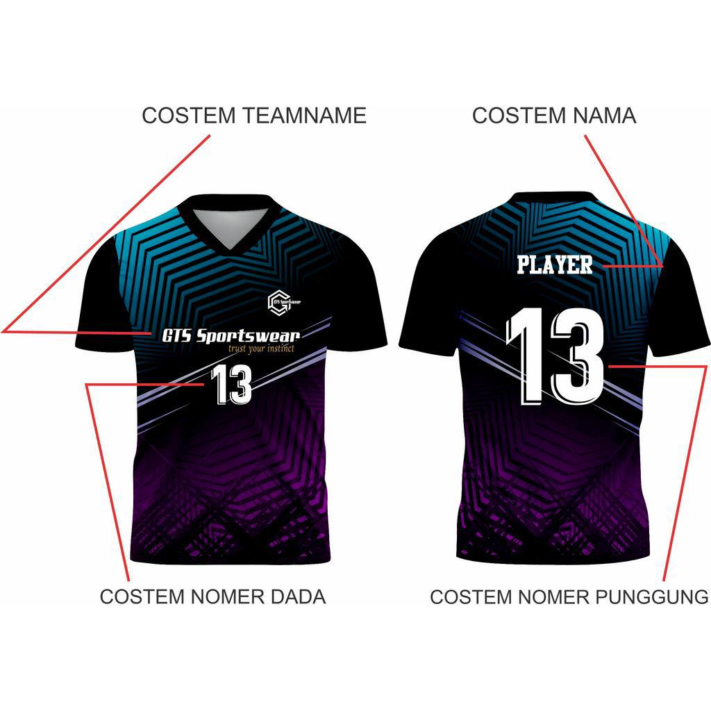 JERSEY VOLI COSTEM / BEBAS REQUES NAMA DAN NOMER PUNGGUNG /VOLIBALL/FUTSAL