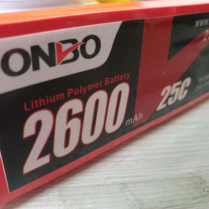Lipo Battery 2s 7.4v 2600mah 25-50c Onbo Nano Power