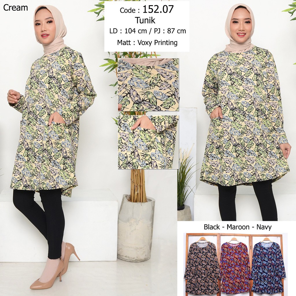 TUNIK MOTIF BUNGA 2021