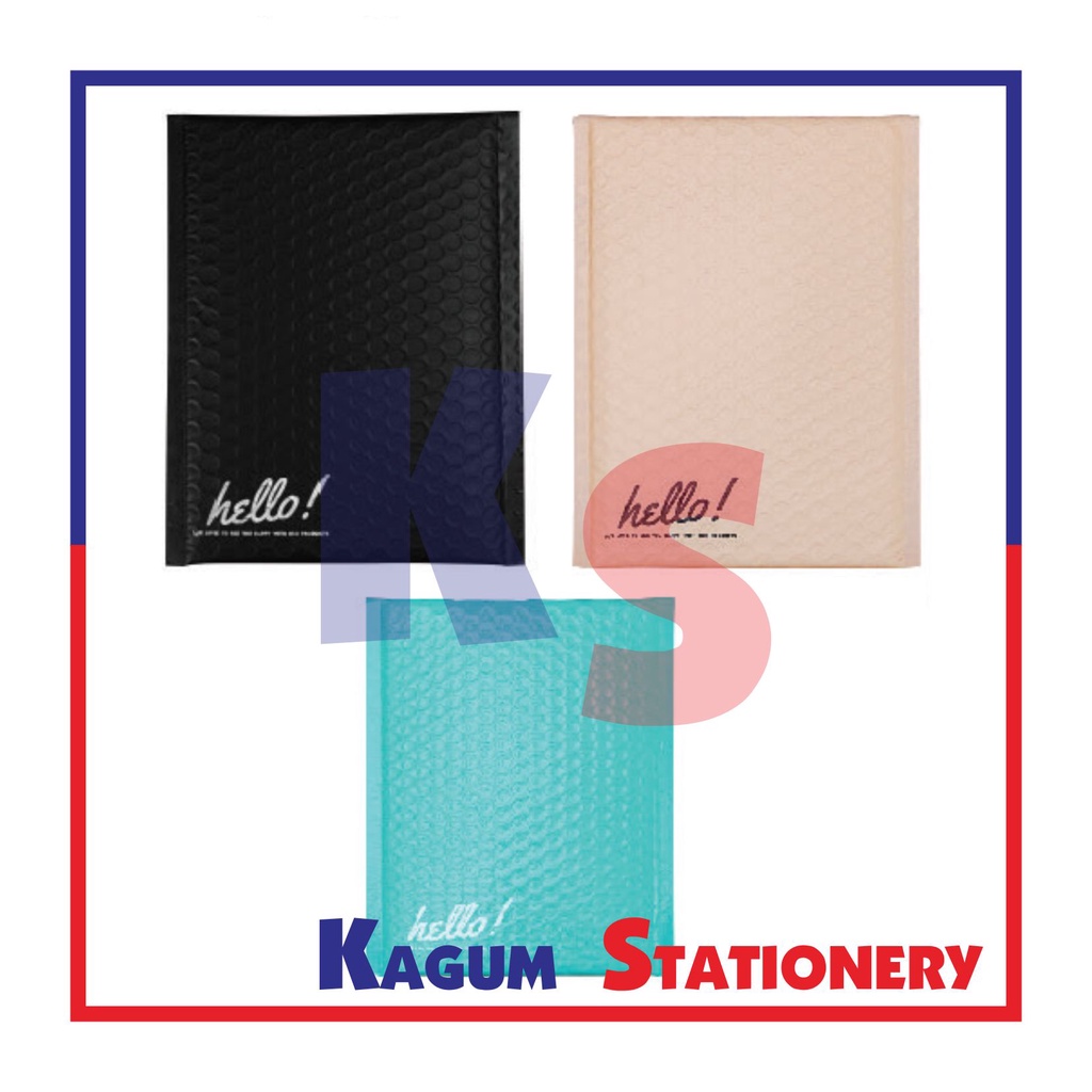 

BUBBLE MAILER HELLO SERIES 23 CM X 26 CM + ( 4 CM LID )