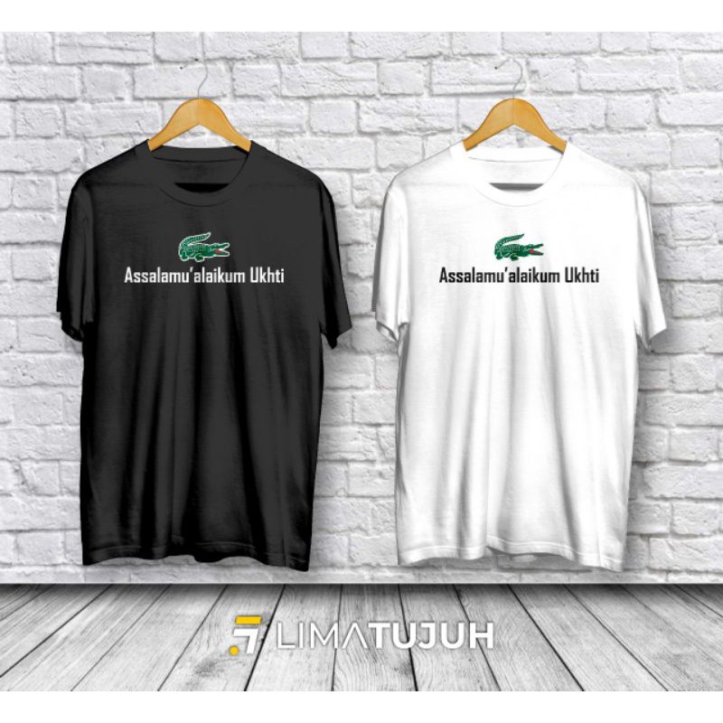 Kaos Plesetan Assalamualaikum Ukhti - Crocodile