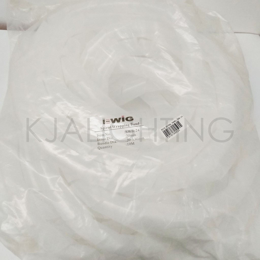 Pelindung/Pembungkus Kabel Spiral Wrapping Band SWB 24 20mm 10M