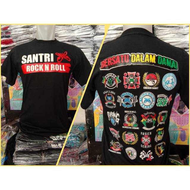 Kaos santri slank rock n roll