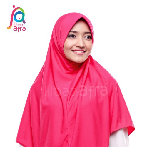 Jilbab Instan Kaos BERIA Magenta, Bergo Kaos Magenta Murah