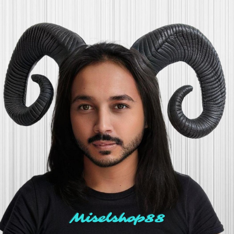RK tanduk kambing goat horn properti halloween