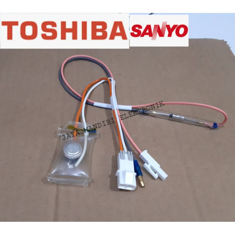 Defrost-Bimetal-Fius-Sensor-Suhu Kulkas Toshiba