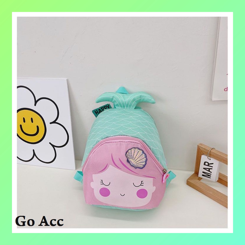 Tas Ransel Anak Putri duyung mermaid Sekolah FT29