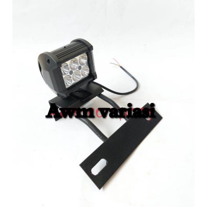 Lampu Tembak Rx king - Lampu Tembak 6 Led 2 Mode plus Breket dudukan  Rx king