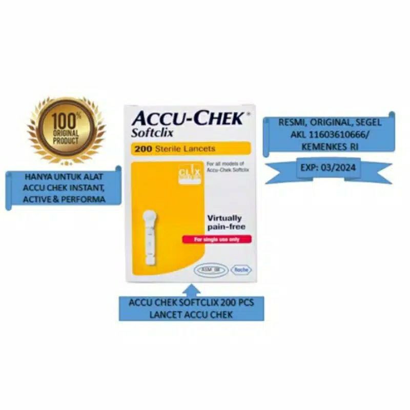 LANSET ACCU-CHEK SOFTCLIX/LANSET 200 ACCU CHEK/ACC CHEK SOFCLIX