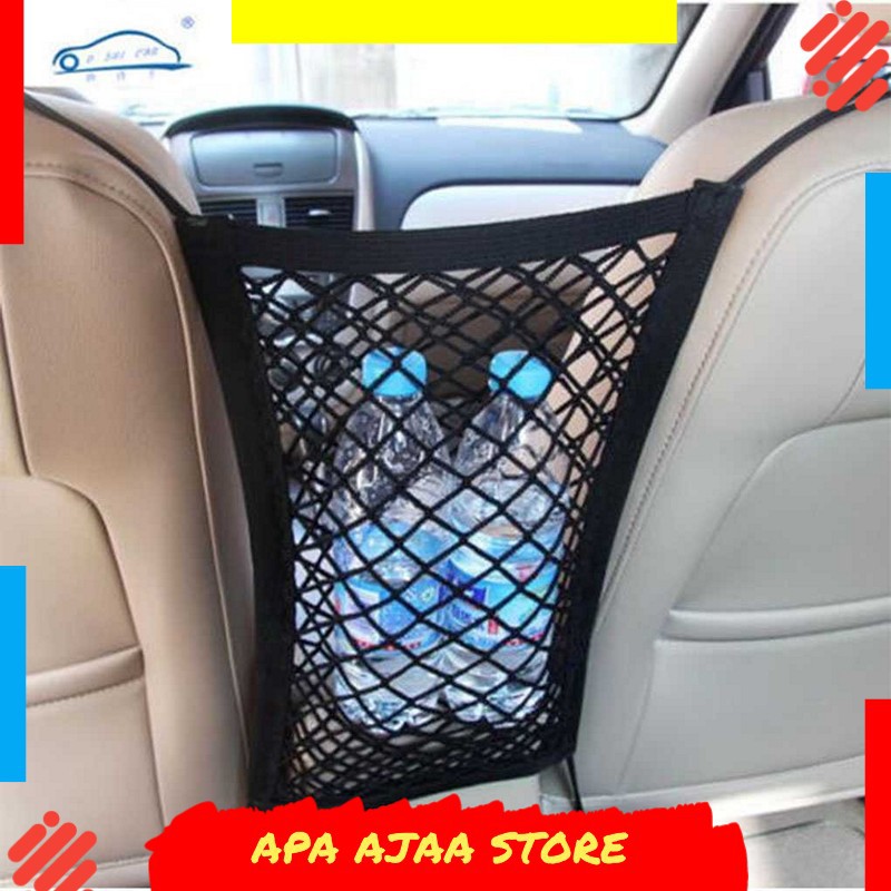 Terlariss !! Jaring Mesh Penyimpanan Barang Mobil Car Net Organizer - C38419